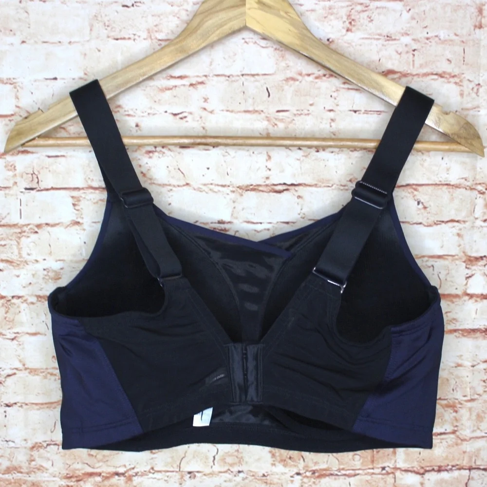 Livi by Lane Bryant | Navy/Black Wire-Free Workout Bra